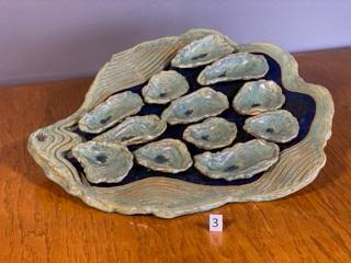 “Oyster’s on the Half Shell” Plate David Crane Artist