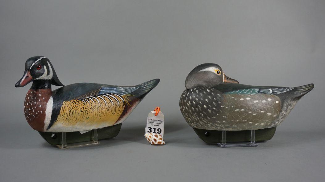 Wood Ducks by Reg Birch