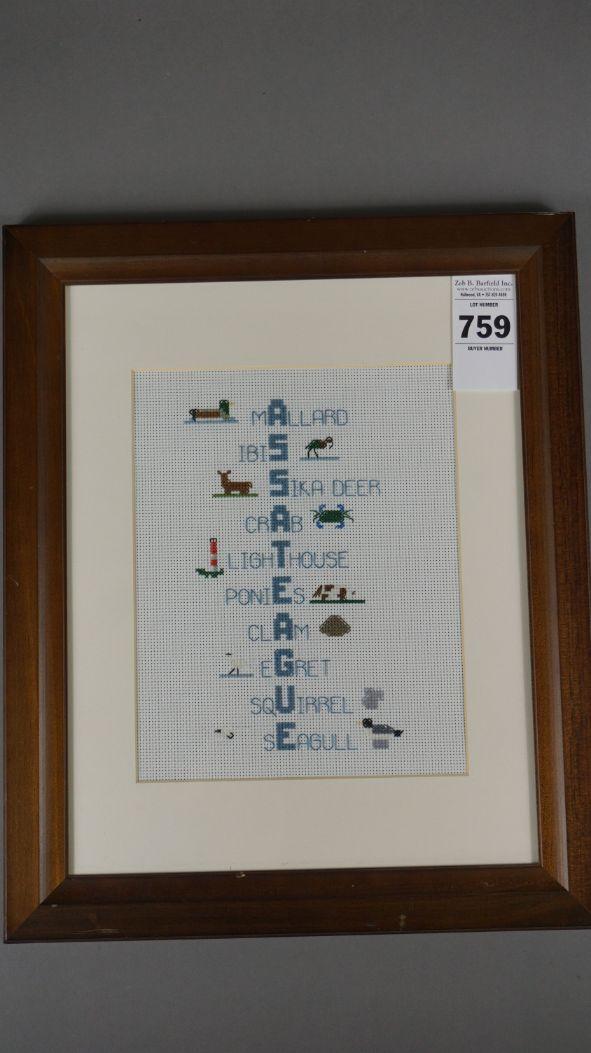 ASSATEGUE CROSS STITCH BY BUFF KRAMER