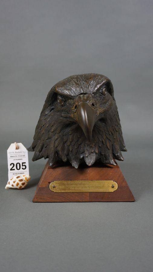 Bronze Eagle Head by Turner