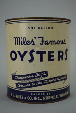 Miles Famous Oyster Can