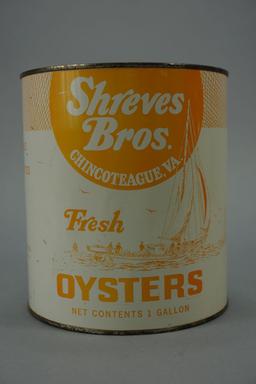 Shreves Bro Oyster Can