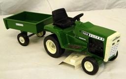 OLIVER LAWN TRACTOR RIDING MOWER AND LAWN CART TRAILER