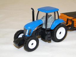 NEW HOLLAND TG215 TRACTOR AND CUSTOM FARM EQUIPMENT (PLASTIC)