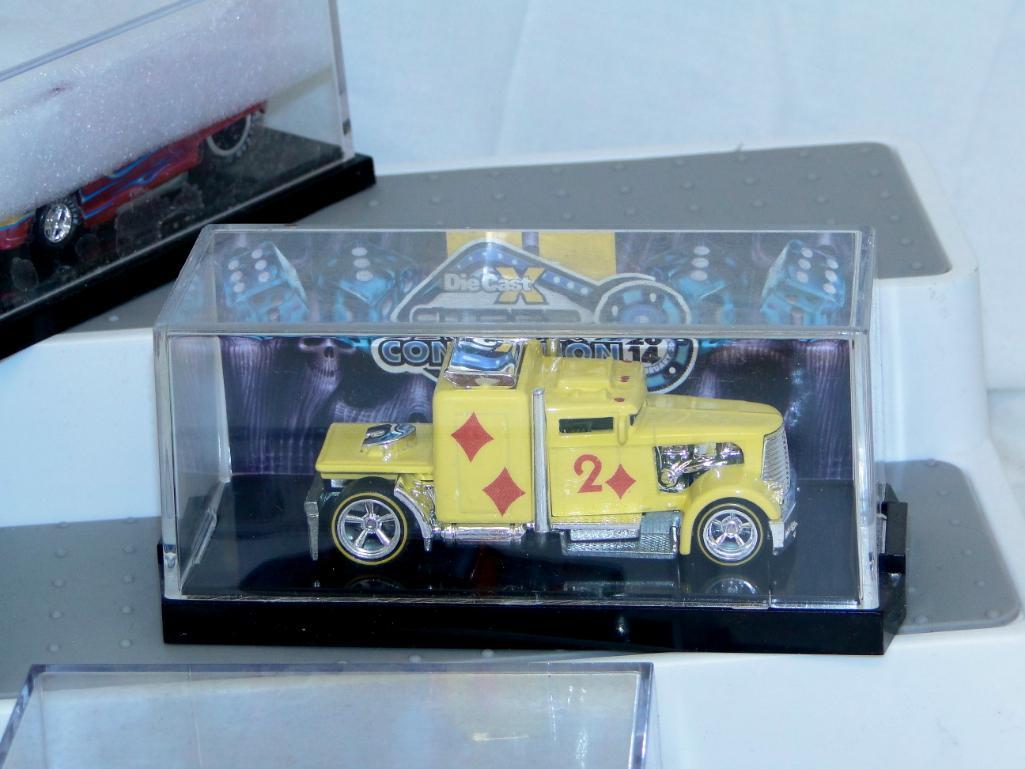 SPECIAL 2010 DIE-CAST SUPER CONVENTION VW DRAG BUS- CHARITY RUN 192 OF 250, 2014 SPADE TRUCK,