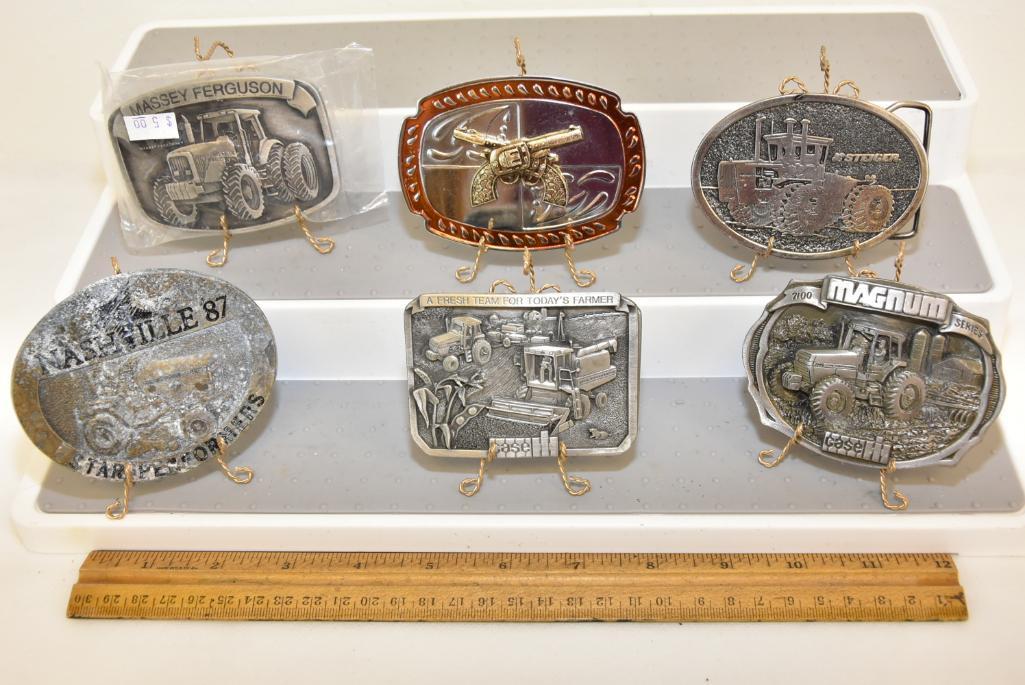 BELT BUCKLES MASSEY FERGUSON IN PLASTIC, STEIGER- SIGNORELLI-PFAFF AND ASSOCIATES, INC, 2 HAND GUNS