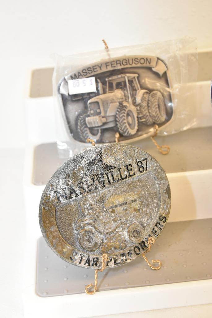 BELT BUCKLES MASSEY FERGUSON IN PLASTIC, STEIGER- SIGNORELLI-PFAFF AND ASSOCIATES, INC, 2 HAND GUNS