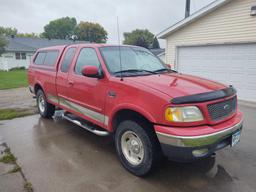 2001 Ford F-150 Pickup Truck, VIN # 2FTRX18LX1CA92364