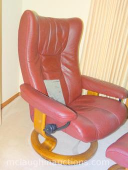 MASSAGE CHAIR AND OTTOMAN