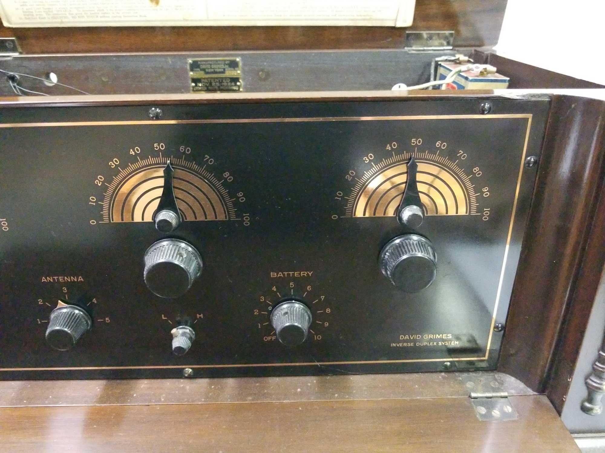 David Grimes inverse duplex receiver type 4DL. See photos as it is in beautiful condition.