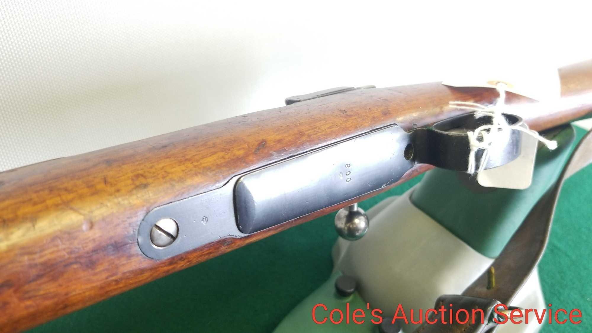 Swedish military Mauser rifle 6.5 x55 mm caliber. Looks to be in great condition. 29 inch barrel,