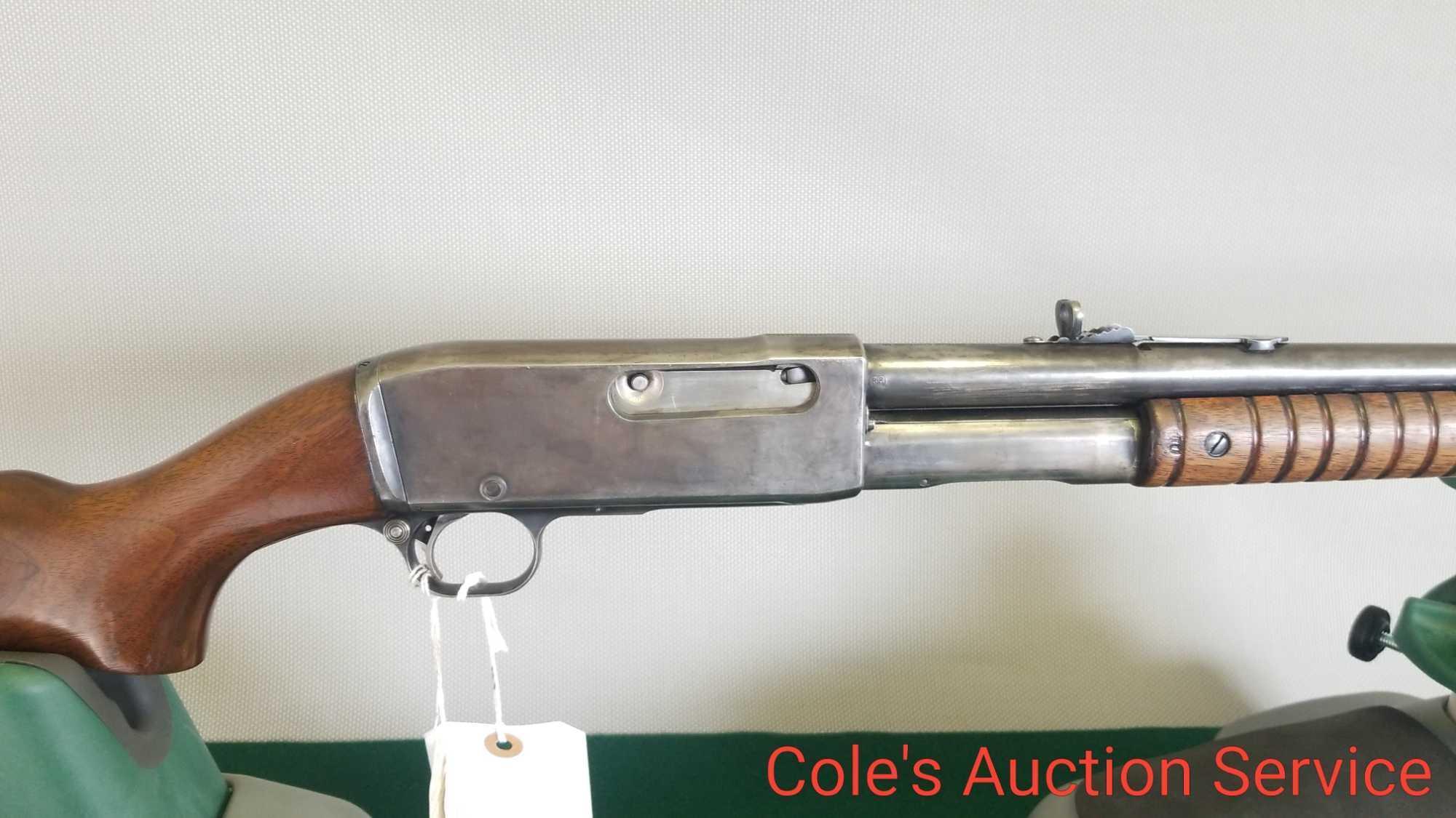 Remington Model 14 rifle in 25 Remington caliber. Rare gun dated 1918, 22 inch barrel, serial number