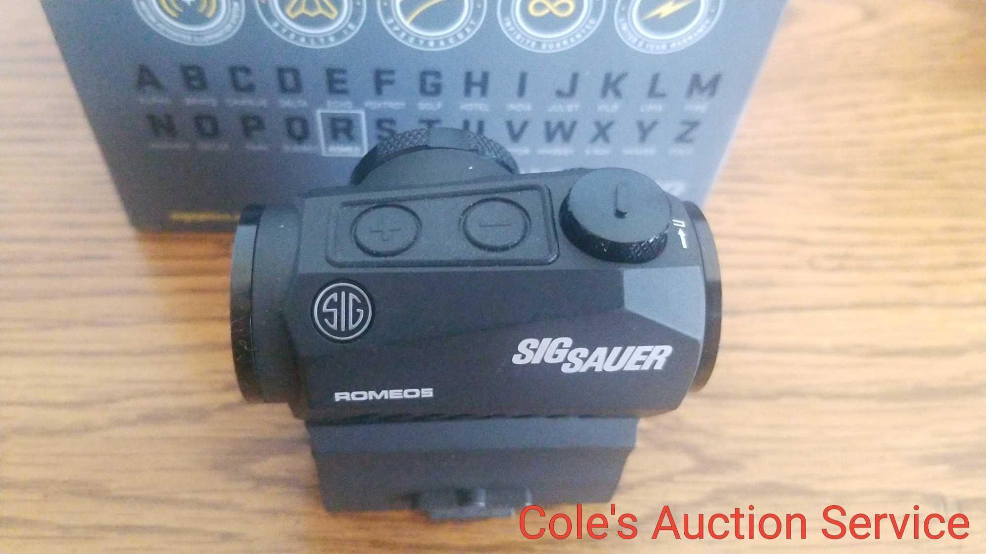 #2 Sig Sauer Romeo5 compact red dot sight. High-efficiency red notch filter, 10 illumination