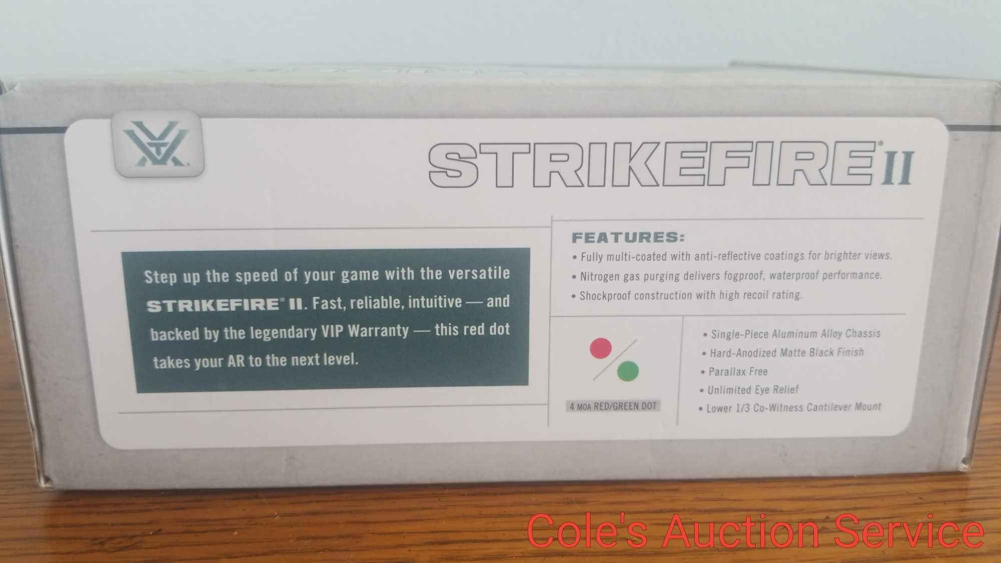 Strike Force II red/green Dot sighting system. Features multi-coated lens, nitrogen gas, shockproof