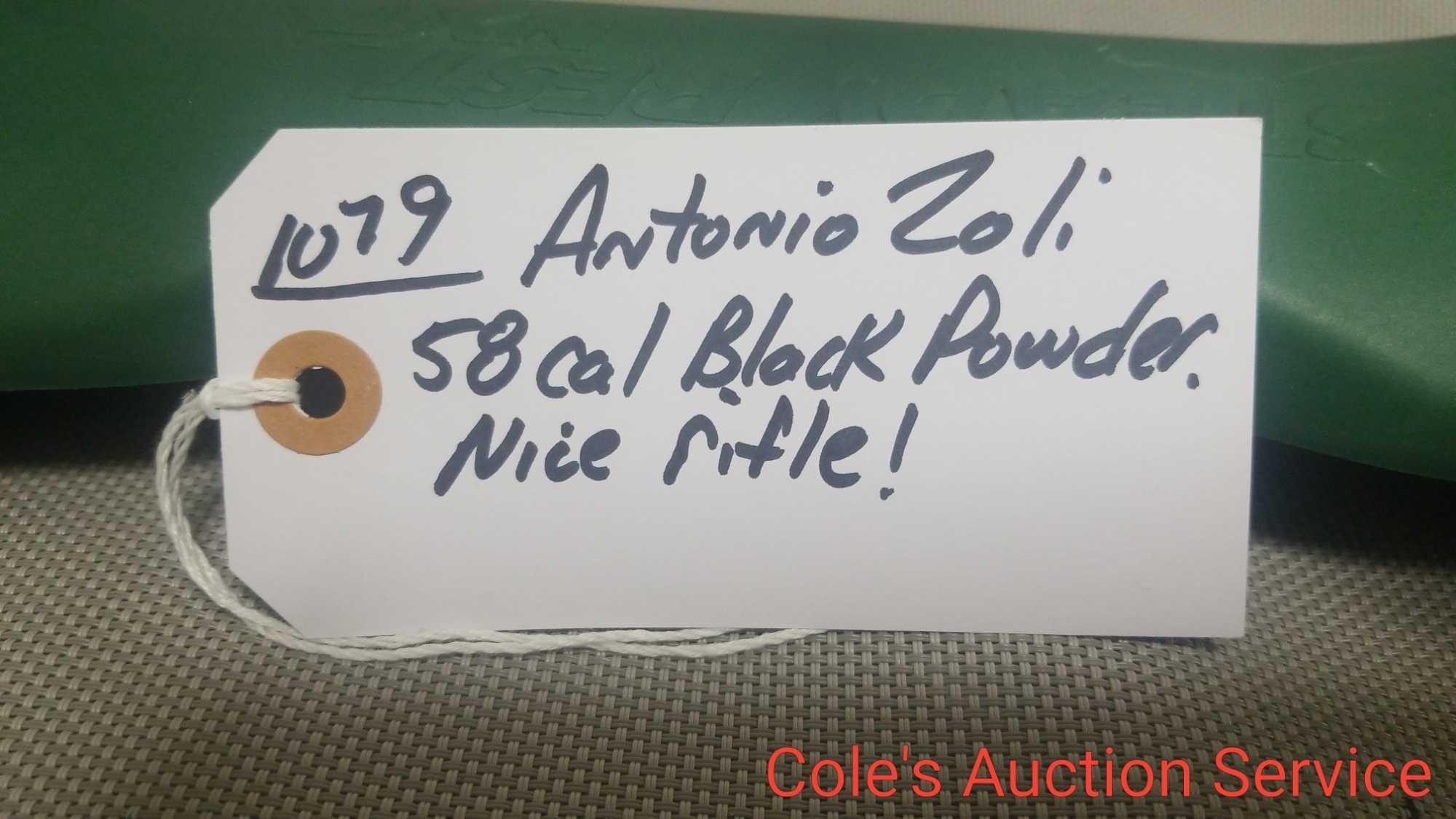 High quality Antonio Zoli 58 caliber black powder rifle. See photos for details.