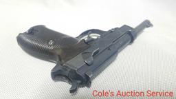 Walther p38 9 mm semi-automatic pistol that looks to be in very good condition considering the age.