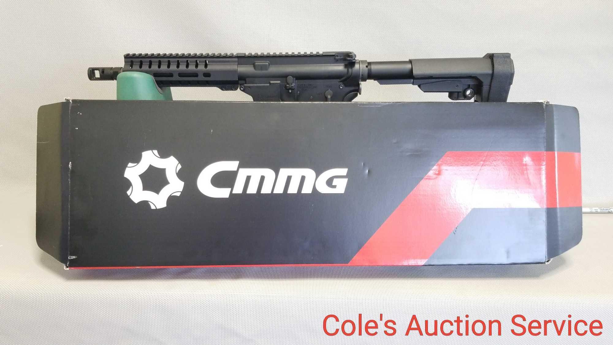 Cmmg model mk57 assault gun. 5.7 x28 caliber. Includes 4 magazines. Appears to be brand new in box.