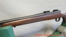 Remington 700 243 caliber bolt-action rifle. High quality black rebluing job, in beautiful