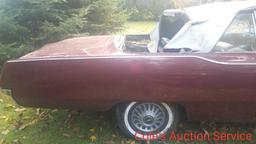 1967 Plymouth Sport Fury 3 convertible. Features big block engine and automatic transmission. Car is