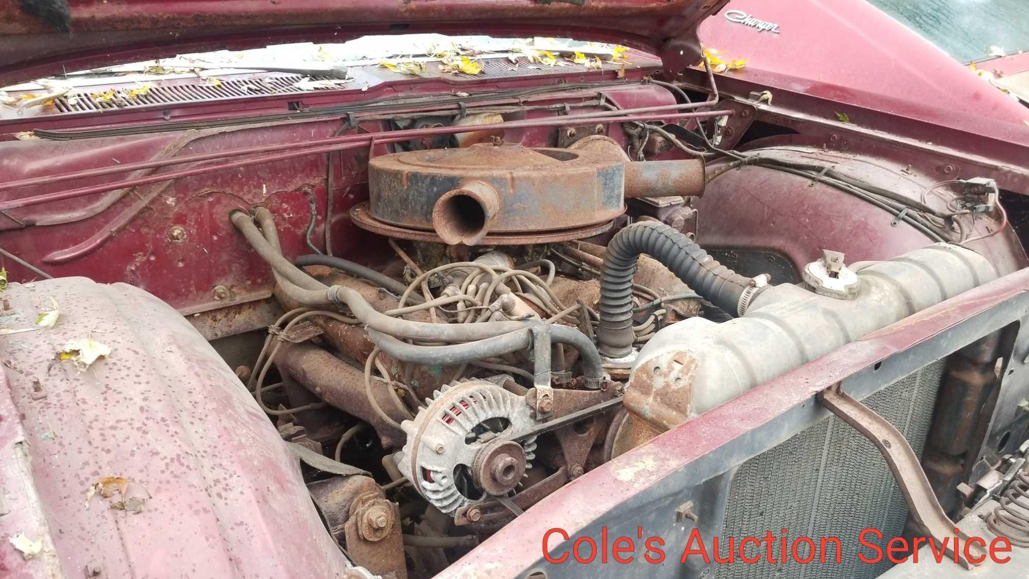 1967 Plymouth Fury convertible for parts or restoration. V8 engine with automatic transmission.