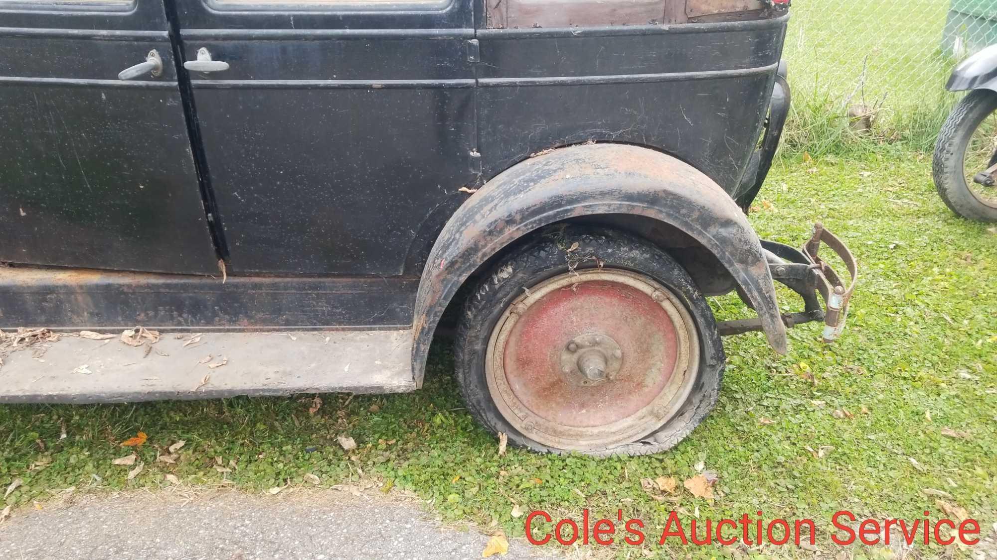 1926 Chevy four door. Nice cruiser that needs restoration.