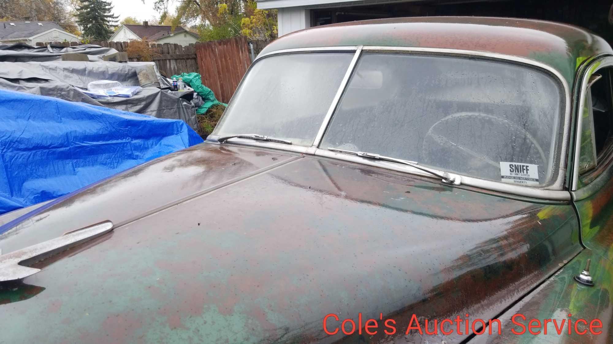 1951 Chevrolet 2 door rat rod. Features 327 Chevrolet small-block, 350 turbo transmission, B&m