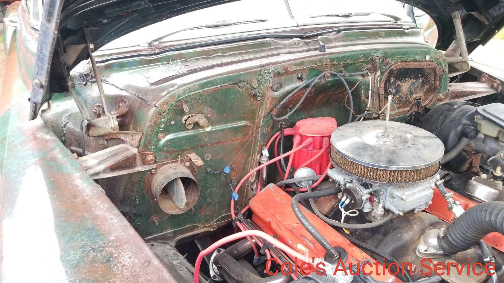 1951 Chevrolet 2 door rat rod. Features 327 Chevrolet small-block, 350 turbo transmission, B&m