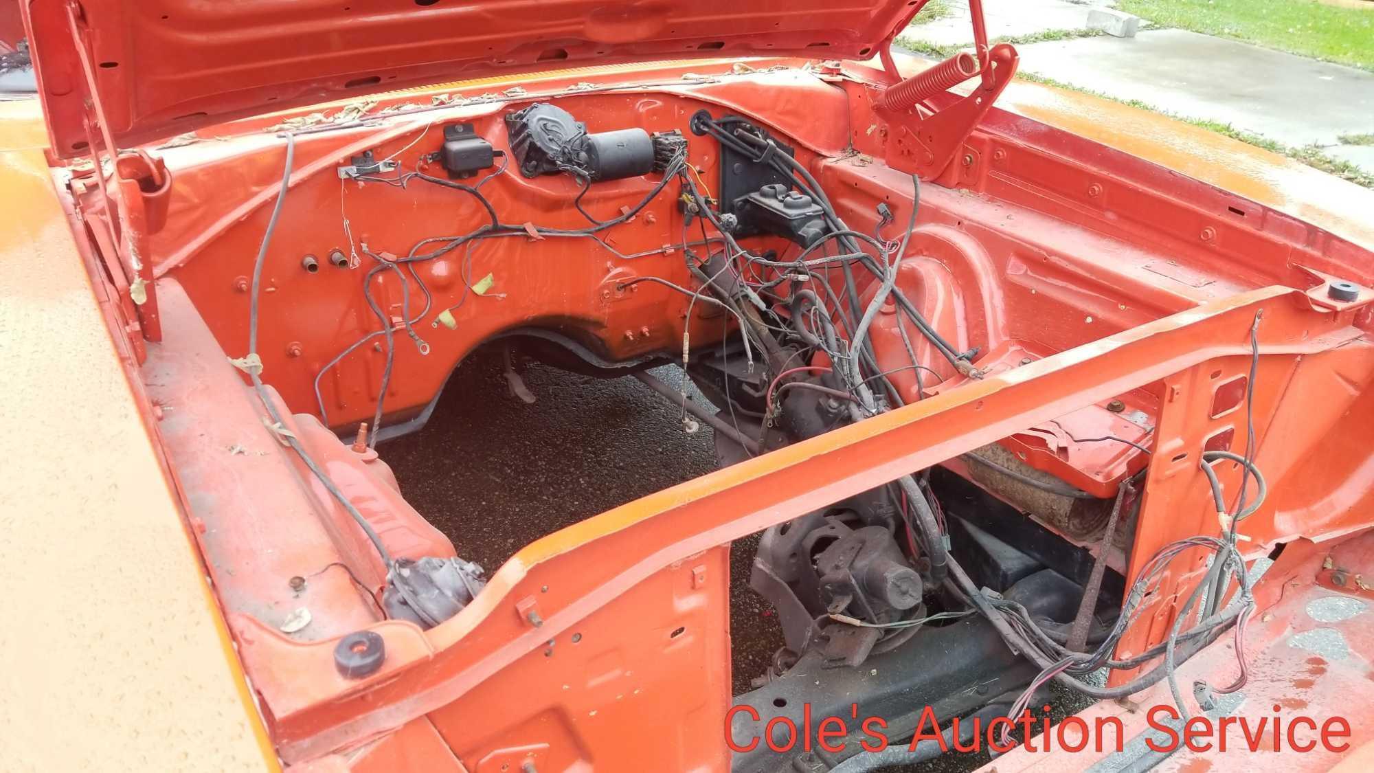 Rare 1968 Dodge Charger "Dukes of Hazard". Professional restoration has started and just needs to be