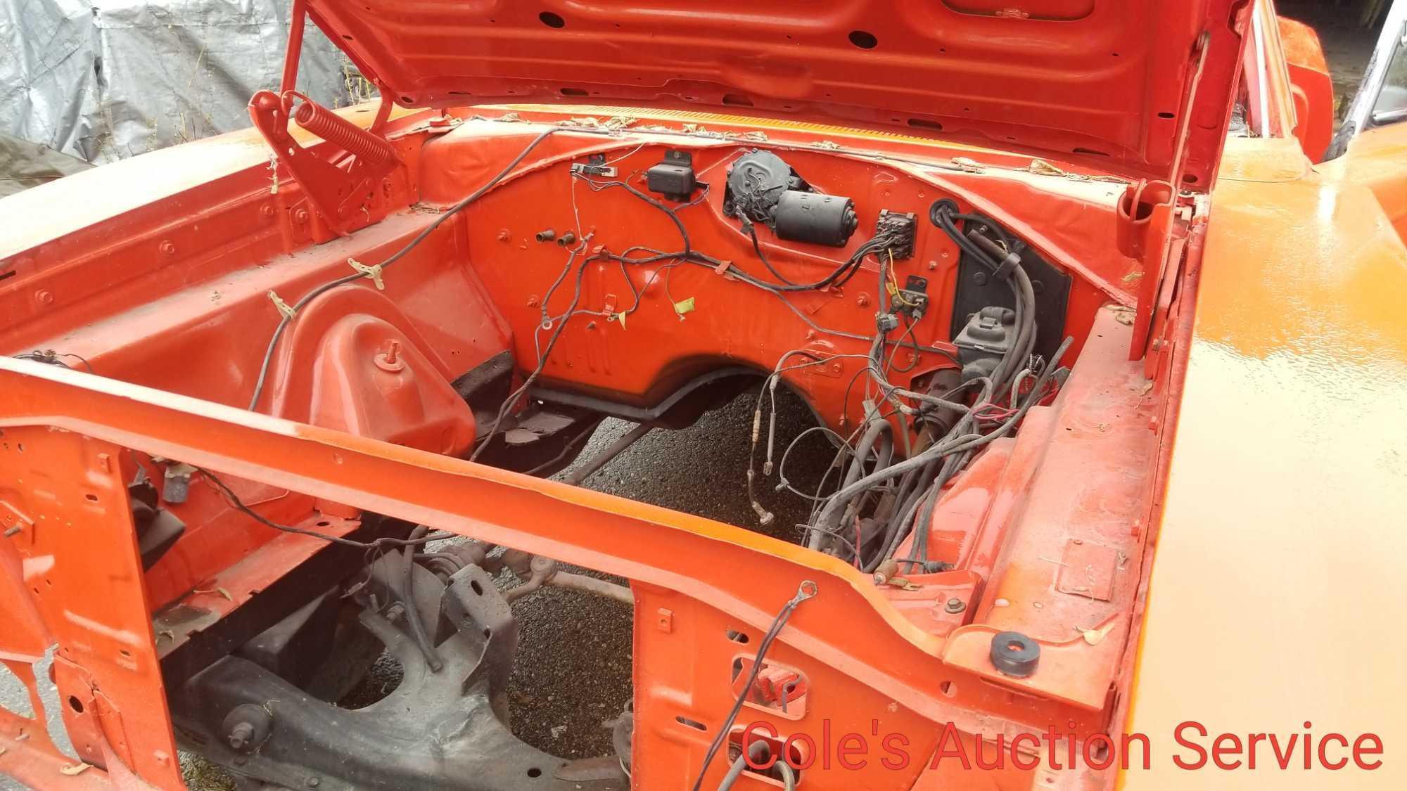 Rare 1968 Dodge Charger "Dukes of Hazard". Professional restoration has started and just needs to be