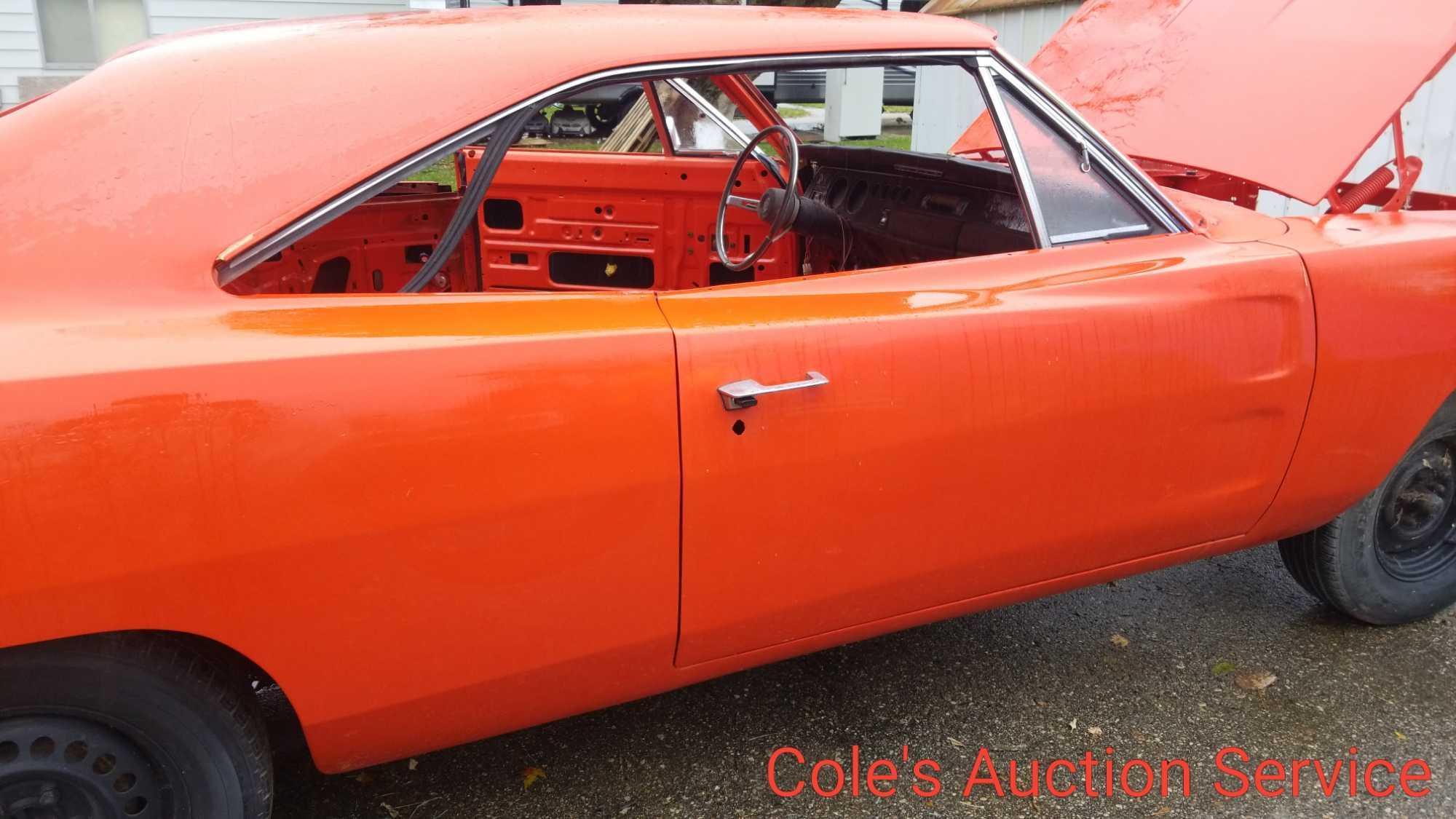 Rare 1968 Dodge Charger "Dukes of Hazard". Professional restoration has started and just needs to be