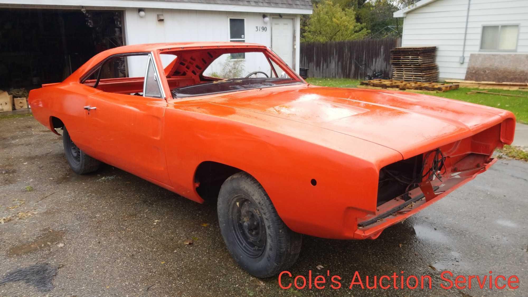 Rare 1968 Dodge Charger "Dukes of Hazard". Professional restoration has started and just needs to be