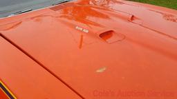 1969 GTO judge clone. Full restoration started but not finished. Features 455 cubic inch engine,