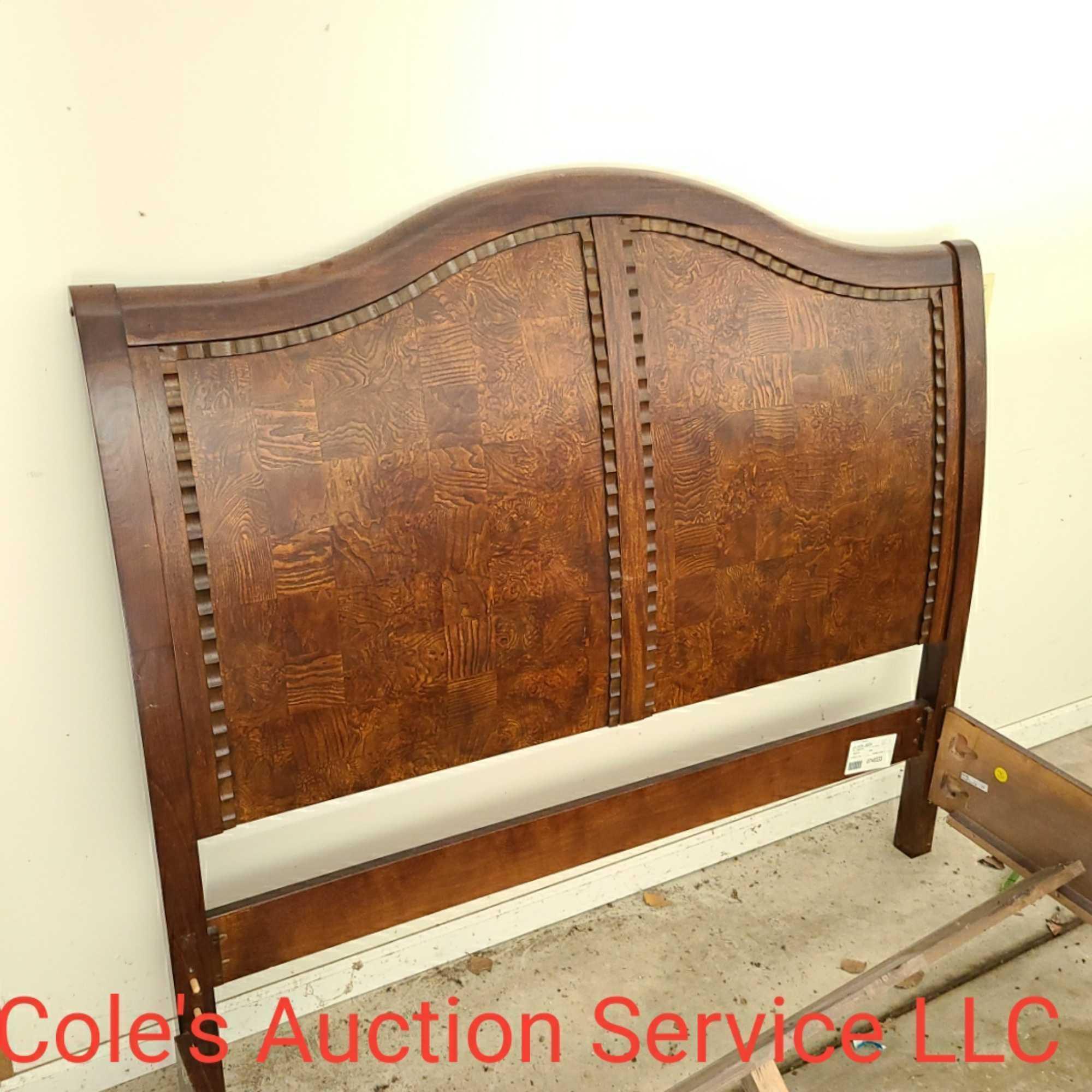 Queen-size sleigh bed in good condition. See photos for details.