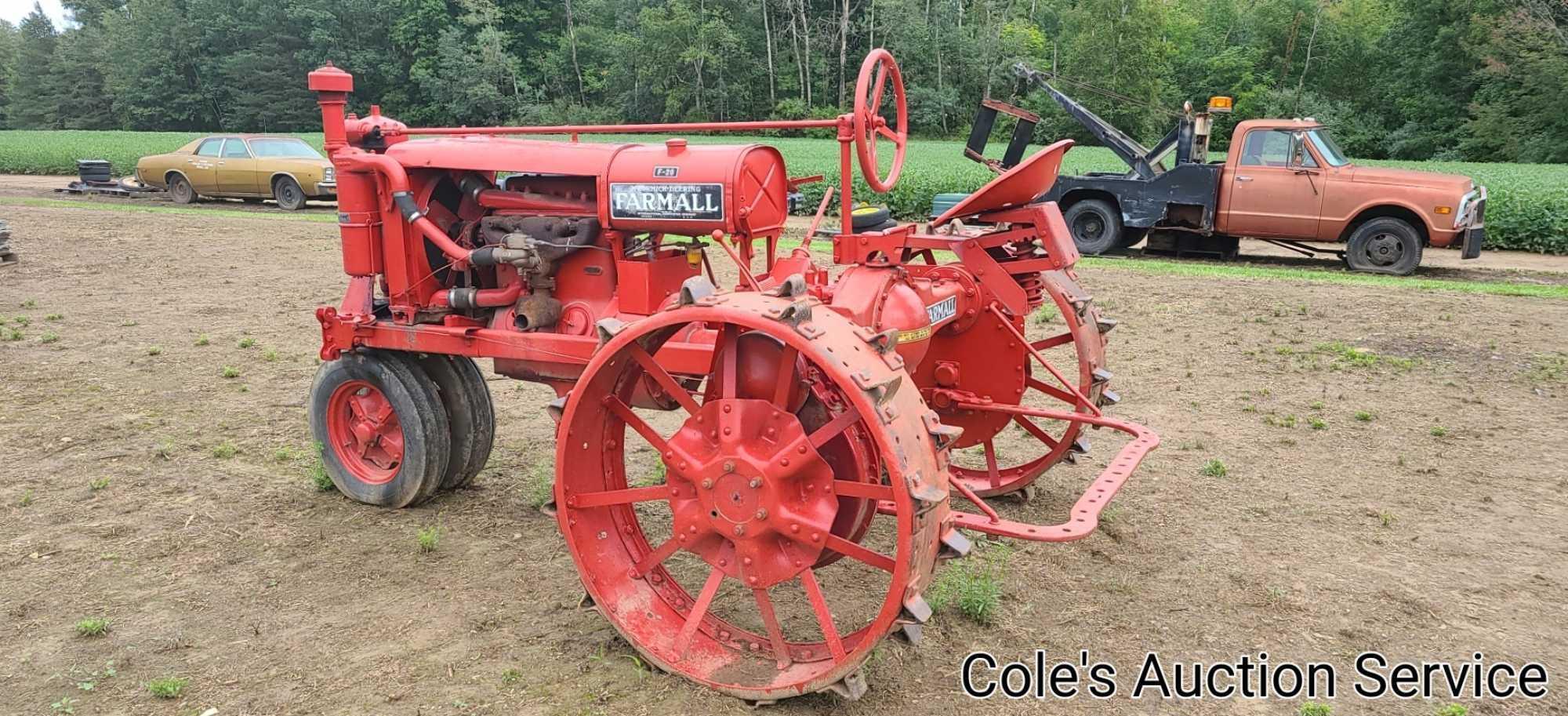 1934 McCormick Deering Farmall F-20 row crop narrow front end tractor in great condition. Serial
