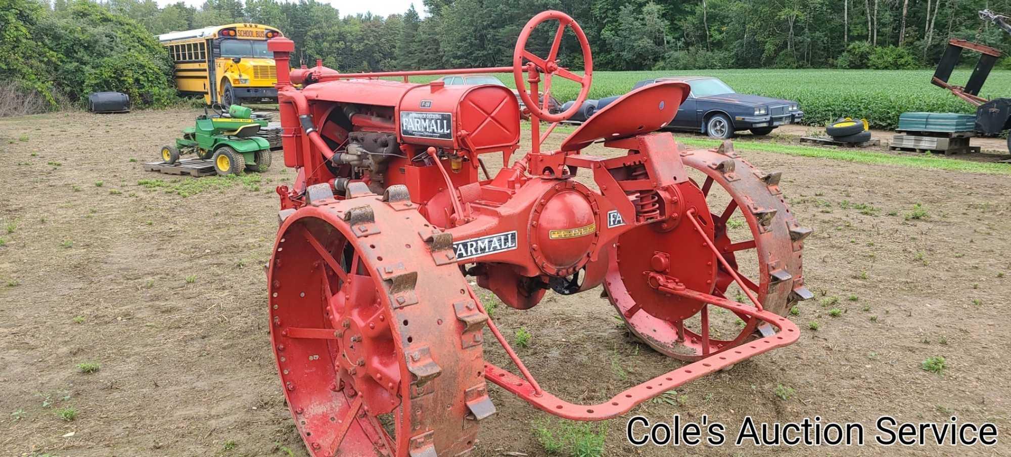 1934 McCormick Deering Farmall F-20 row crop narrow front end tractor in great condition. Serial