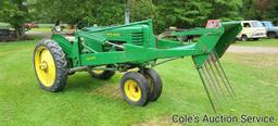 1950 John Deere Mt row crop tractor. In great condition, runs and drives excellent. Serial number