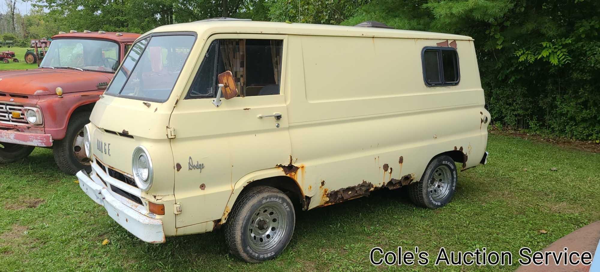 Dodge A100 "Scooby-Doo" van with title. Super cool vehicle that would make a great restoration