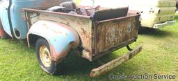 Vintage Ford truck in need of total restoration or a great parts vehicle. No title.