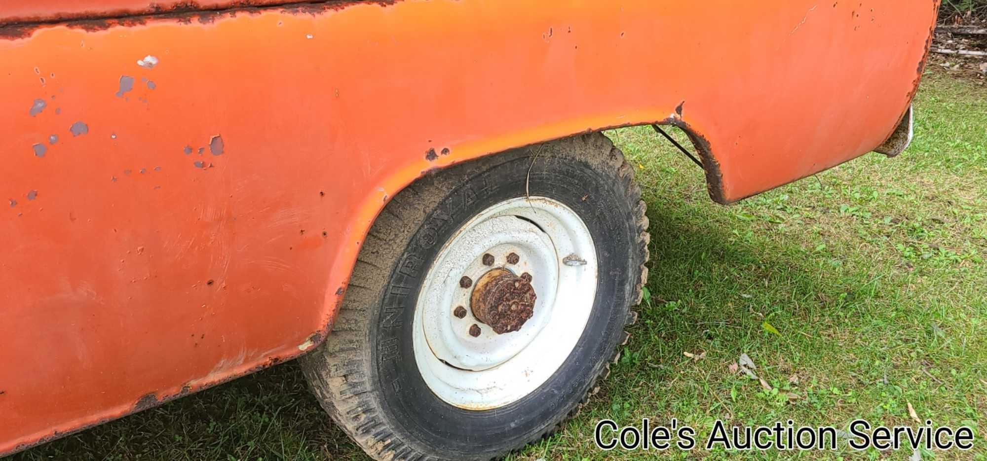 1963 Chevrolet C-10 pickup truck. Good solid restoration project. Odometer shows 87,000 mi. Odometer