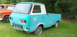 1962 Ford Econoline truck. No motor or transmission but a great restoration project. See photos for