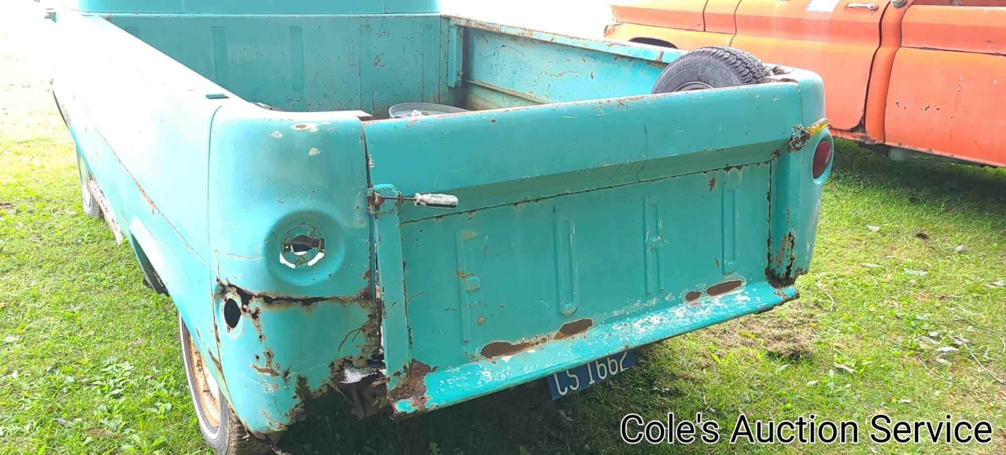 1962 Ford Econoline truck. No motor or transmission but a great restoration project. See photos for