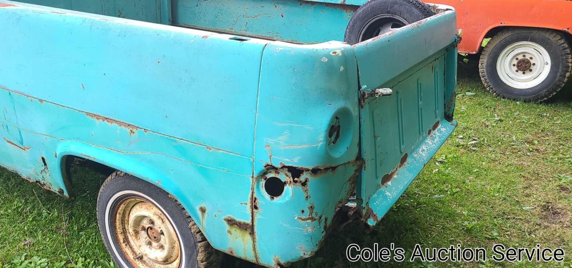 1962 Ford Econoline truck. No motor or transmission but a great restoration project. See photos for
