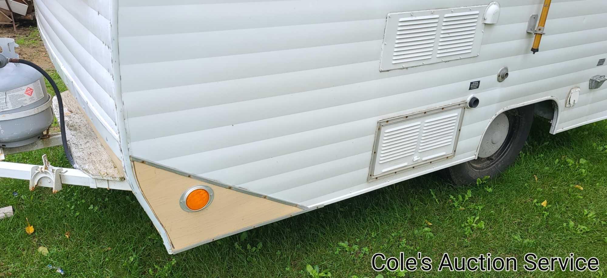 Vintage Serro Scotty Sportsman camper trailer. Take a look at the photos as this vintage camper is