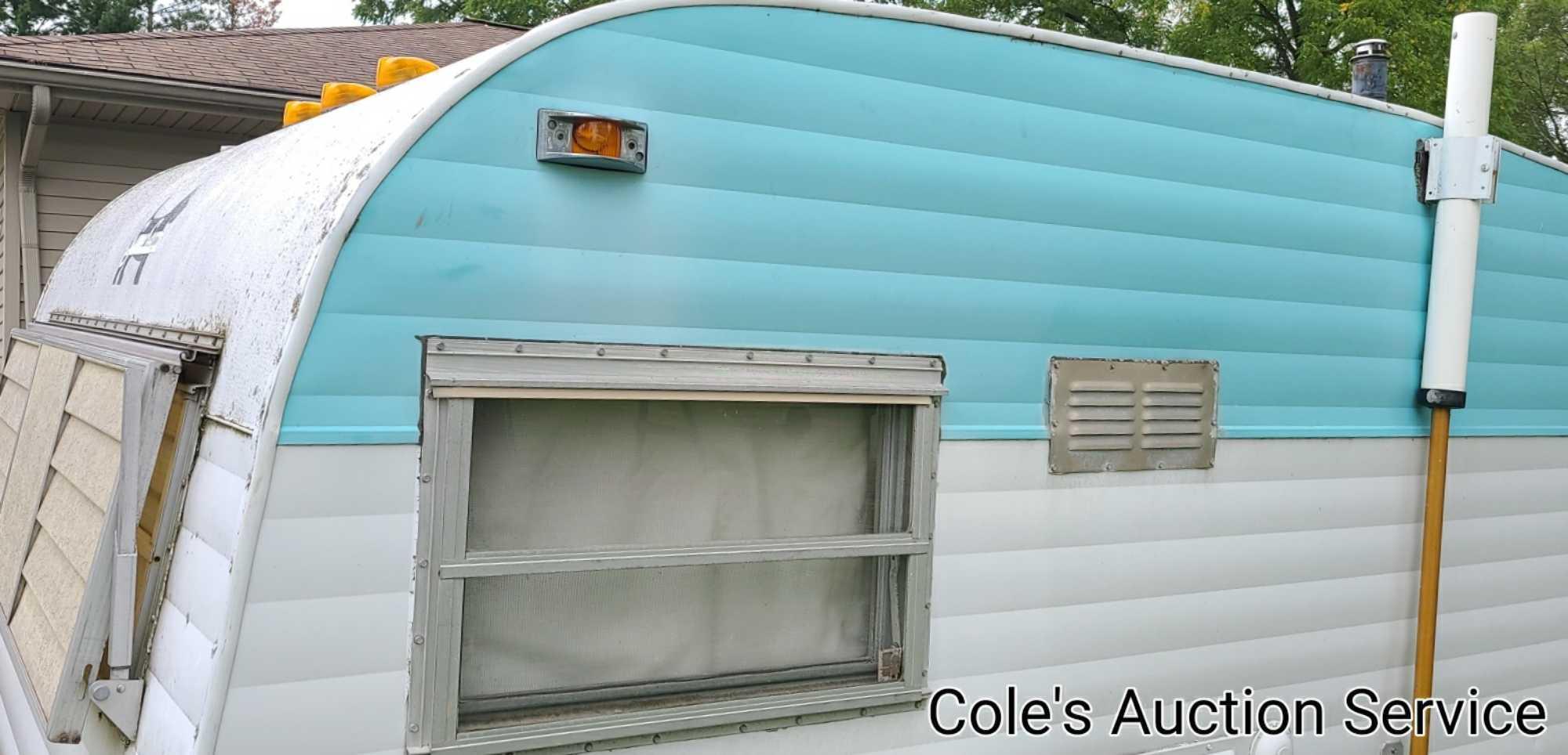 Vintage Serro Scotty Sportsman camper trailer. Take a look at the photos as this vintage camper is