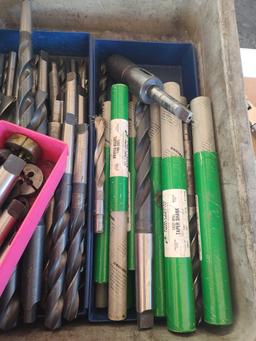 Huge group of industrial drill bits.