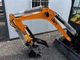 LANTY LAT-13 MINI EXCAVATOR W/14" BKT & CAB & AIR