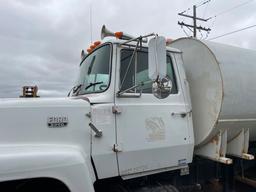 1986 FORD 8000 WATER TRUCK #1FDYU80U4GVA39871