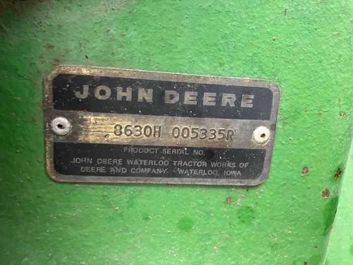 1977 JD 8630 #005335R