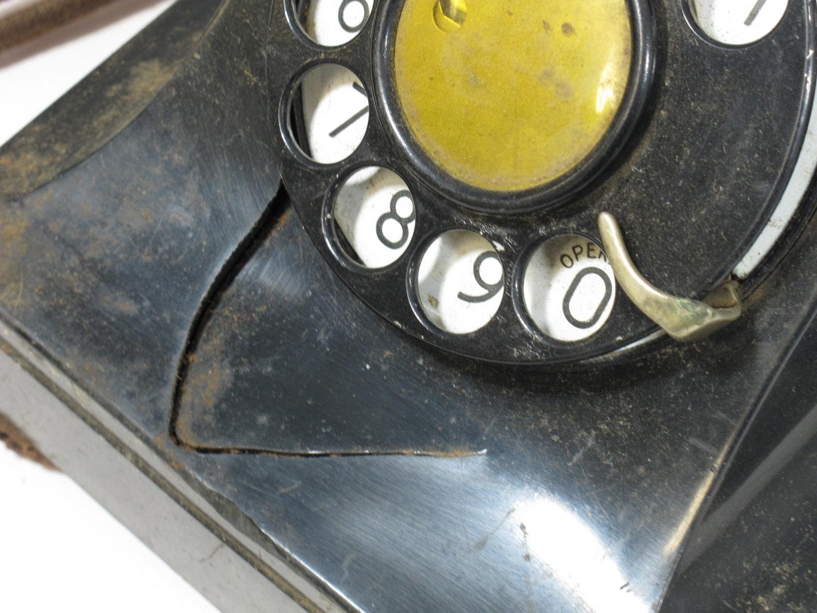 Black Bakelite Western Electric Phone