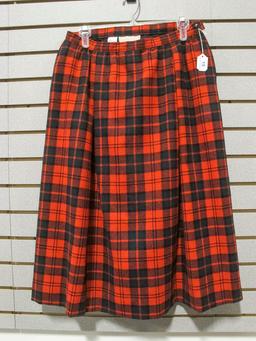 Pendleton Women's Wool Plaid Lined Skirt